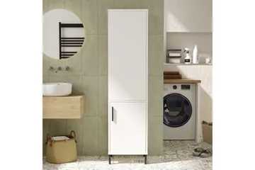 Rinorea Oppbevaringsskap 45x173,6 cm - Hvit - Oppbevaring - Oppbevaring til baderom - Veggskap & høyskap