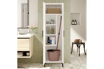 Rinorea Oppbevaringsskap 50,4x165 cm - Hvit - Oppbevaring - Oppbevaring til baderom - Veggskap & høyskap