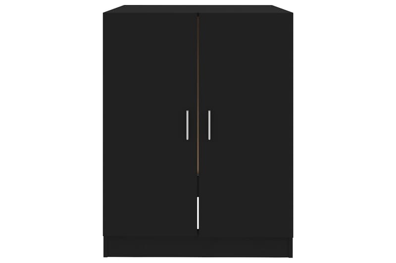 Vaskemaskinskap svart 71x71,5x91,5 cm - Veggskap & høyskap - Baderomsskap