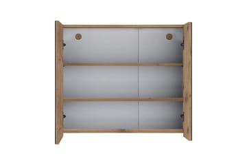 Veggskap med speil Loft24 Wisla veggskap med speil 80x70 cm - Oppbevaring - Oppbevaring til baderom - Speilskap