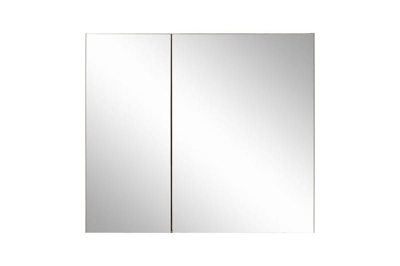 Veggskap med speil Loft24 Wisla veggskap med speil 80x70 cm - Oppbevaring - Oppbevaring til baderom - Speilskap