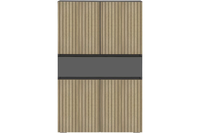 Wisla Høyskap til Bad 130x76x35 cm - Grå - Oppbevaring - Oppbevaring til baderom - Veggskap & høyskap
