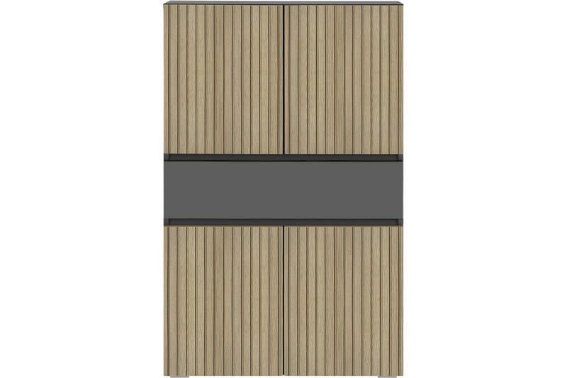 Wisla Høyskap til Bad 130x76x35 cm - Grå - Oppbevaring - Oppbevaring til baderom - Veggskap & høyskap