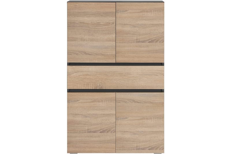 Wisla Høyskap til Bad 130x76x35 cm - Grå - Oppbevaring - Oppbevaring til baderom - Veggskap & høyskap