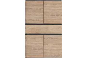 Wisla Høyskap til Bad 130x76x35 cm - Grå - Oppbevaring - Oppbevaring til baderom - Veggskap & høyskap