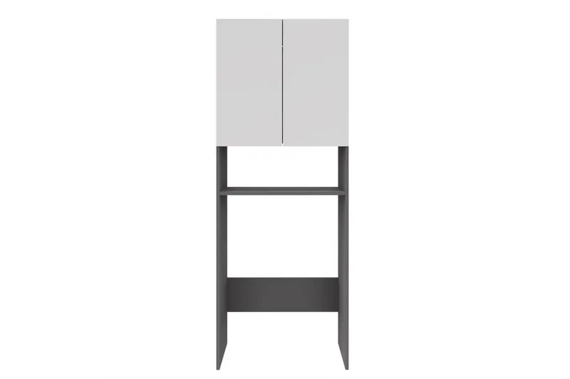 Wisla Høyskap til Bad 180x68x37 cm - Hvit - Oppbevaring - Oppbevaring til baderom - Veggskap & høyskap