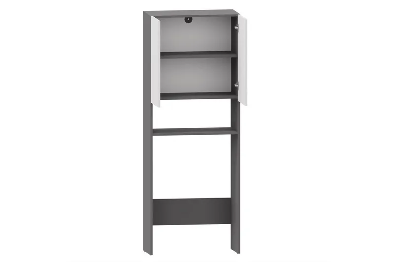 Wisla Høyskap til Bad 180x68x37 cm - Hvit - Oppbevaring - Oppbevaring til baderom - Veggskap & høyskap