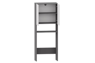 Wisla Høyskap til Bad 180x68x37 cm - Hvit - Oppbevaring - Oppbevaring til baderom - Veggskap & høyskap