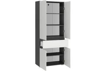 Wisla Høyskap til Bad 180x76x37 cm - Hvit - Oppbevaring - Oppbevaring til baderom - Veggskap & høyskap