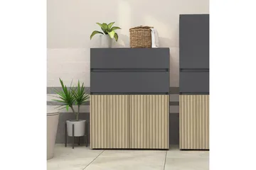 Wisla Høyskap til Bad 98x76x35 cm - Natur - Oppbevaring - Oppbevaring til baderom - Veggskap & høyskap