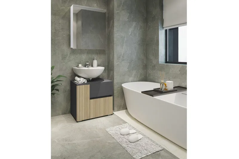 Wisla Servantskap 60 cm - Natur - Oppbevaring - Oppbevaring til baderom - Servantskap & kommode