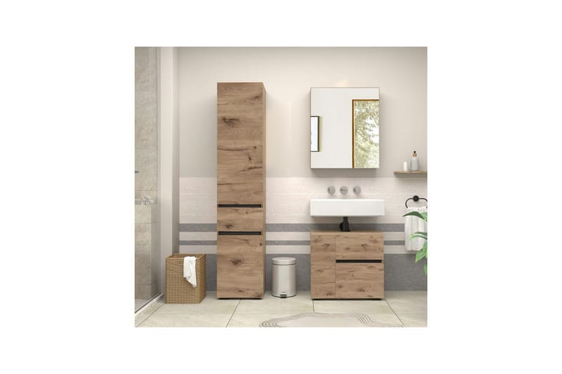 Wisla Servantskap 60 cm - Natur - Oppbevaring - Oppbevaring til baderom - Servantskap & kommode