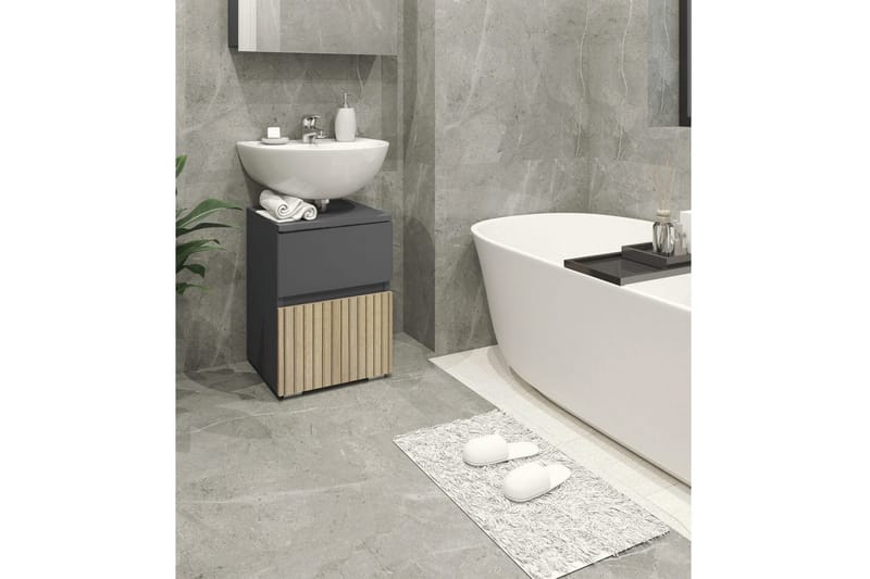 Wisla Vaskeskap 40 cm - Natur - Oppbevaring - Oppbevaring til baderom - Servantskap & kommode