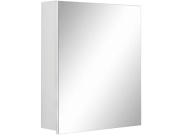 Wisla Veggskap 60x70 cm - Hvit - Oppbevaring - Oppbevaring til baderom - Speilskap