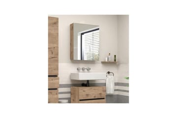 Wisla Veggskap med Speil 40x70 cm - Natur - Oppbevaring - Oppbevaring til baderom - Speilskap
