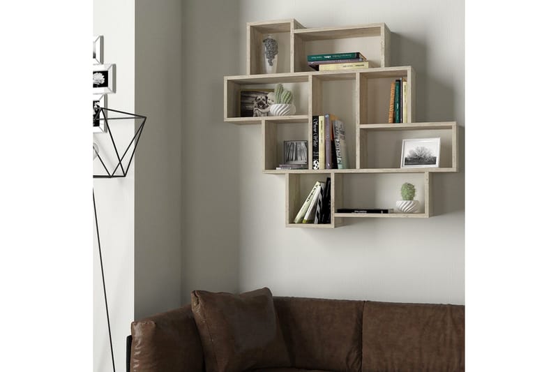 Øvrige hyller Parola Vegghylle 115,5 cm Beige - Oppbevaring - Hylle