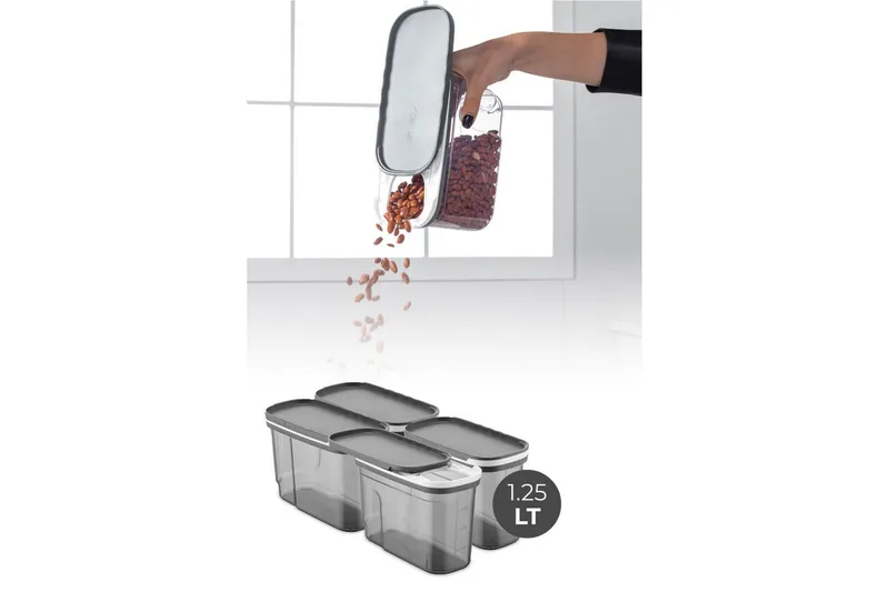 Kazuyasu Oppbevaringskrukke - Antrasitt - Oppbevaring - Oppbevaring til småting - Oppbevaringsboks