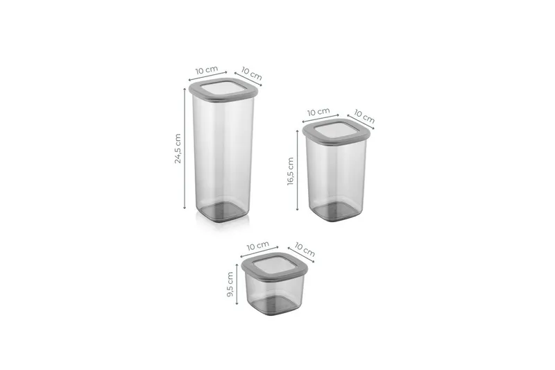 Kazuyasu Oppbevaringskrukke - Antrasitt - Oppbevaring - Oppbevaring til småting - Oppbevaringsboks