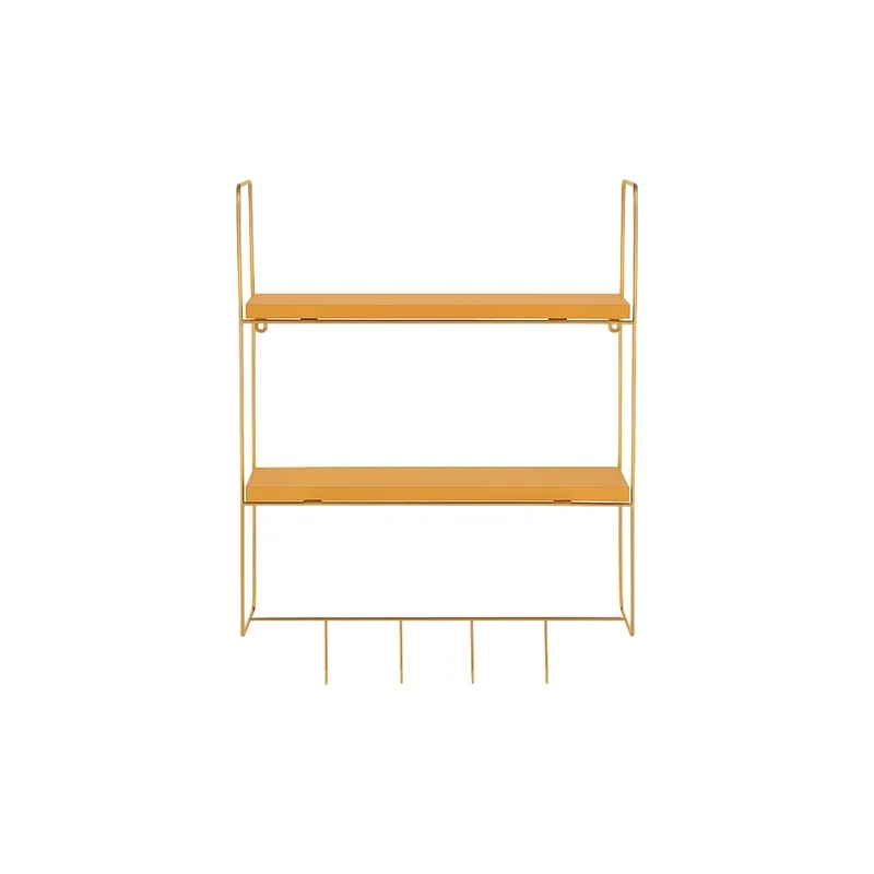 Alvorn vegghylle 58x42 cm, Gull og Natur