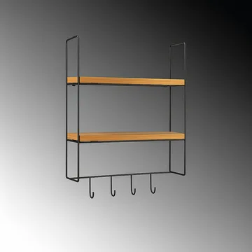 Alvorn vegghylle 58x42 cm - Gull og Natur - Oppbevaring - Oppbevaring til småting - Vegghengt oppbevaring