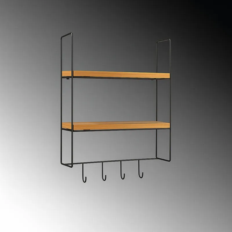 Alvorn vegghylle 58x42 cm - Gull og Natur - Oppbevaring - Oppbevaring til småting - Vegghengt oppbevaring