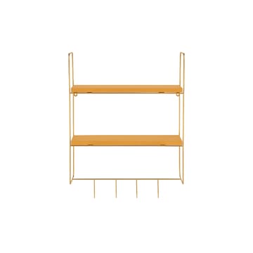 Alvorn vegghylle 58x42 cm - Gull/Natur - Oppbevaring - Oppbevaring til småting - Vegghengt oppbevaring