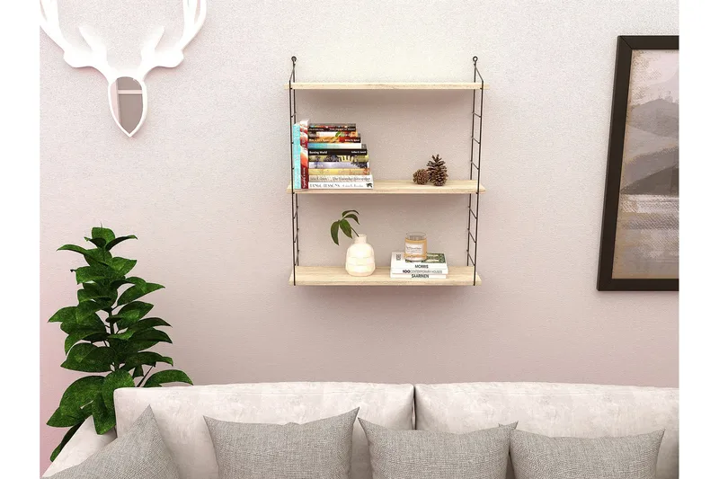 Armoni Vegghylle 72 cm - Beige - Oppbevaring - Hylle