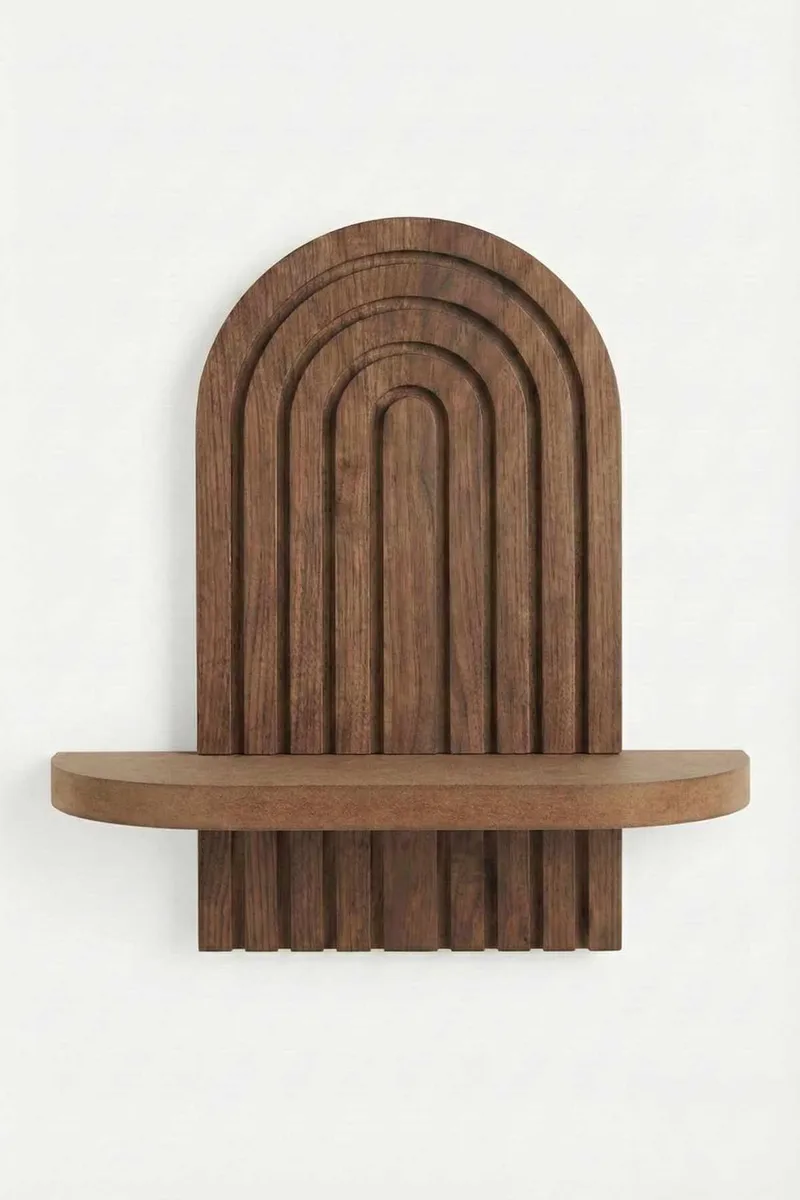 Baynor vegghylle 20x35 cm, Wenge