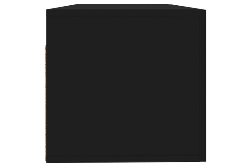 beBasic Veggskap svart 100x36,5x35 cm konstruert tre - Svart - Vegghengt oppbevaring