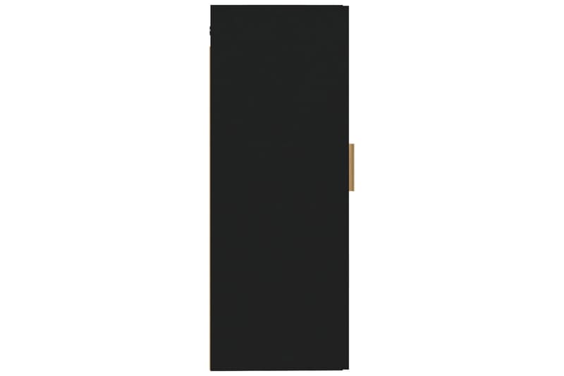beBasic Veggskap svart 35x34x90 cm konstruert tre - Svart - Vegghylle - Vegghengt oppbevaring