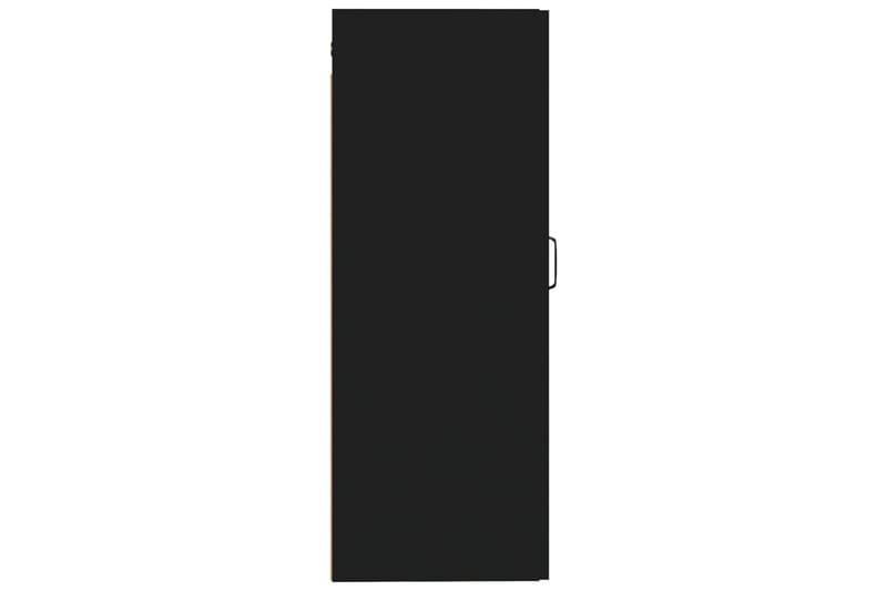 beBasic Veggskap svart 35x34x90 cm konstruert tre - Svart - Vegghengt oppbevaring