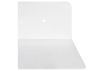 Belleuve Vegghylle 50 cm - Hvit - Oppbevaring - Hylle