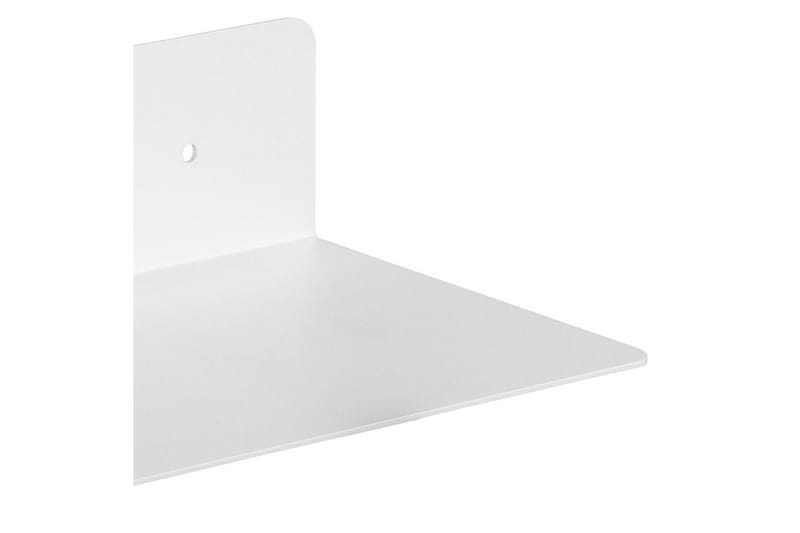 Belleuve Vegghylle 50 cm - Hvit - Oppbevaring - Oppbevaring til småting - Vegghengt oppbevaring