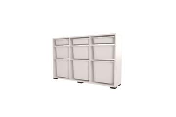 Belna Oppbevaringsbokser 134 cm - Hvit - Oppbevaring - Oppbevaring til småting - Oppbevaringskasse