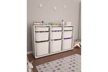 Belna Oppbevaringsbokser 134 cm - Hvit - Oppbevaring - Oppbevaring til småting - Oppbevaringskasse