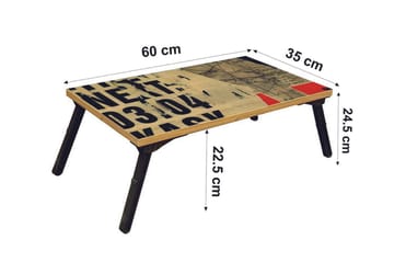 Bourdeau Datastativ 25 cm - Tre/natur/Svart - Oppbevaring - Oppbevaring til småting