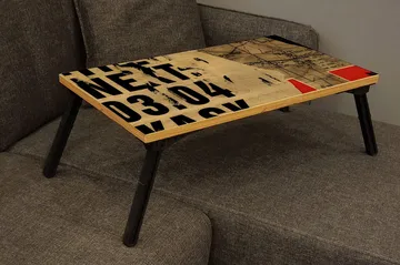 Bourdeau Datastativ 25 cm - Tre/natur/Svart - Oppbevaring - Oppbevaring til småting