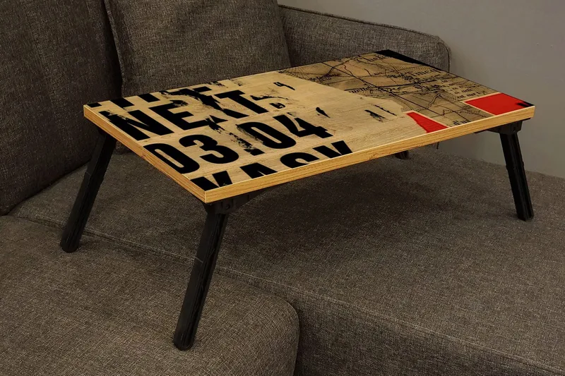 Bourdeau Datastativ 25 cm - Tre/natur/Svart - Oppbevaring - Oppbevaring til småting