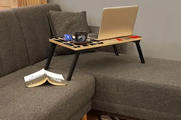 Bourdeau Datastativ 25 cm - Tre/natur/Svart - Oppbevaring - Oppbevaring til småting