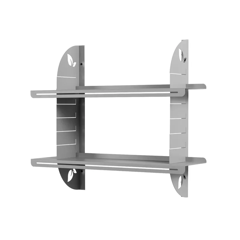 Clavor vegghylle 70 cm, Grå