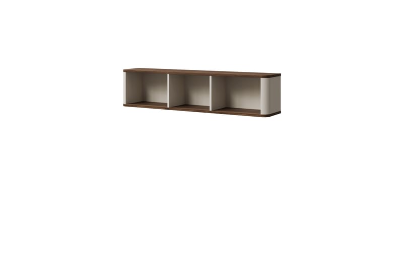 Cucina Vegghylle 130x25 cm - Svart - Oppbevaring - Oppbevaring til småting - Vegghengt oppbevaring