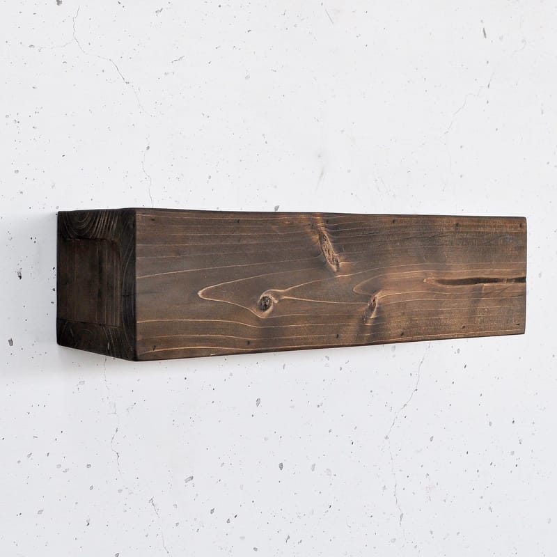 Dekorativ vegghylle i tre Hanah Home Rafix (13 x 40 x 11 cm) - Oppbevaring - Oppbevaring til småting - Vegghengt oppbevaring