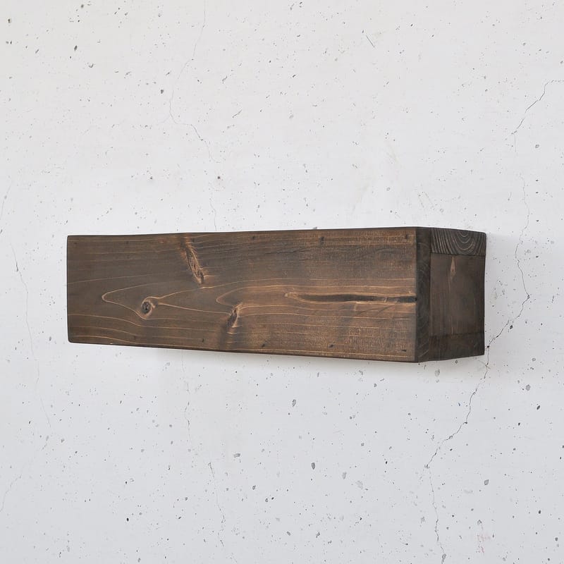 Dekorativ vegghylle i tre Hanah Home Rafix (13 x 40 x 11 cm) - Oppbevaring - Oppbevaring til småting - Vegghengt oppbevaring