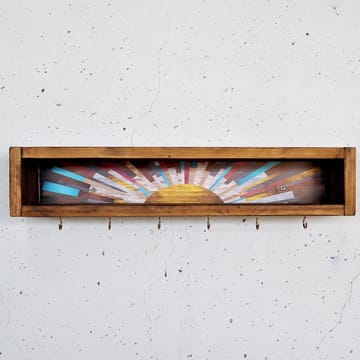 Dekorativ vegghylle i tre Hanah Home Raflin (40 x 10 x 10 cm) - Oppbevaring - Oppbevaring til småting - Vegghengt oppbevaring