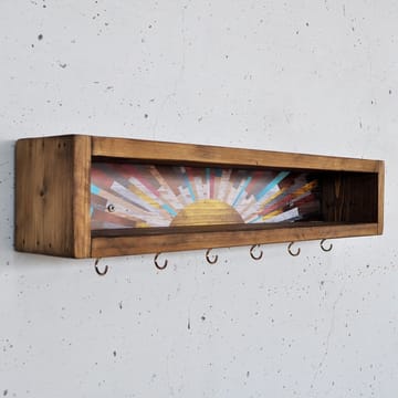 Dekorativ vegghylle i tre Hanah Home Raflin (40 x 10 x 10 cm) - Oppbevaring - Oppbevaring til småting - Vegghengt oppbevaring