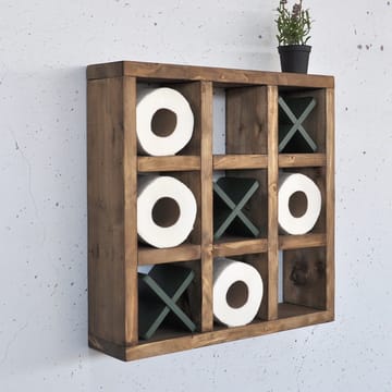 Dekorativ vegghylle i tre Hanah Home Raflin (42,5 x 42,5 x 11 cm) Tre / Grønn - Oppbevaring - Oppbevaring til småting - Vegghengt oppbevaring
