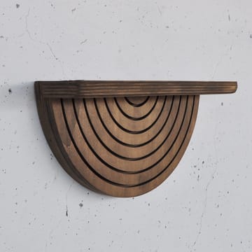 Dekorativ vegghylle i tre Hanah Home Raflon (31 x 16 x 9 cm) Modell halvsirkel ned - Oppbevaring - Oppbevaring til småting - Vegghengt oppbevaring