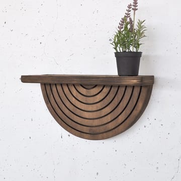 Dekorativ vegghylle i tre Hanah Home Raflon (31 x 16 x 9 cm) Modell halvsirkel ned - Oppbevaring - Oppbevaring til småting - Vegghengt oppbevaring