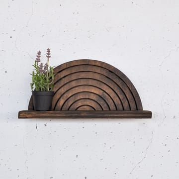 Dekorativ vegghylle i tre Hanah Home Raflon (31 x 16 x 9 cm) Modell halvsirkel opp - Oppbevaring - Oppbevaring til småting - Vegghengt oppbevaring