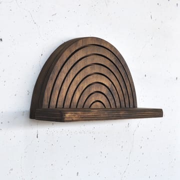 Dekorativ vegghylle i tre Hanah Home Raflon (31 x 16 x 9 cm) Modell halvsirkel opp - Oppbevaring - Oppbevaring til småting - Vegghengt oppbevaring
